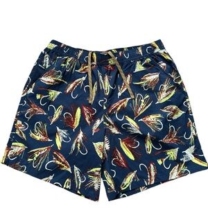 The North Face Men’s Athletic Shorts Size Medium Fishing‎ Lure Logo Shorts